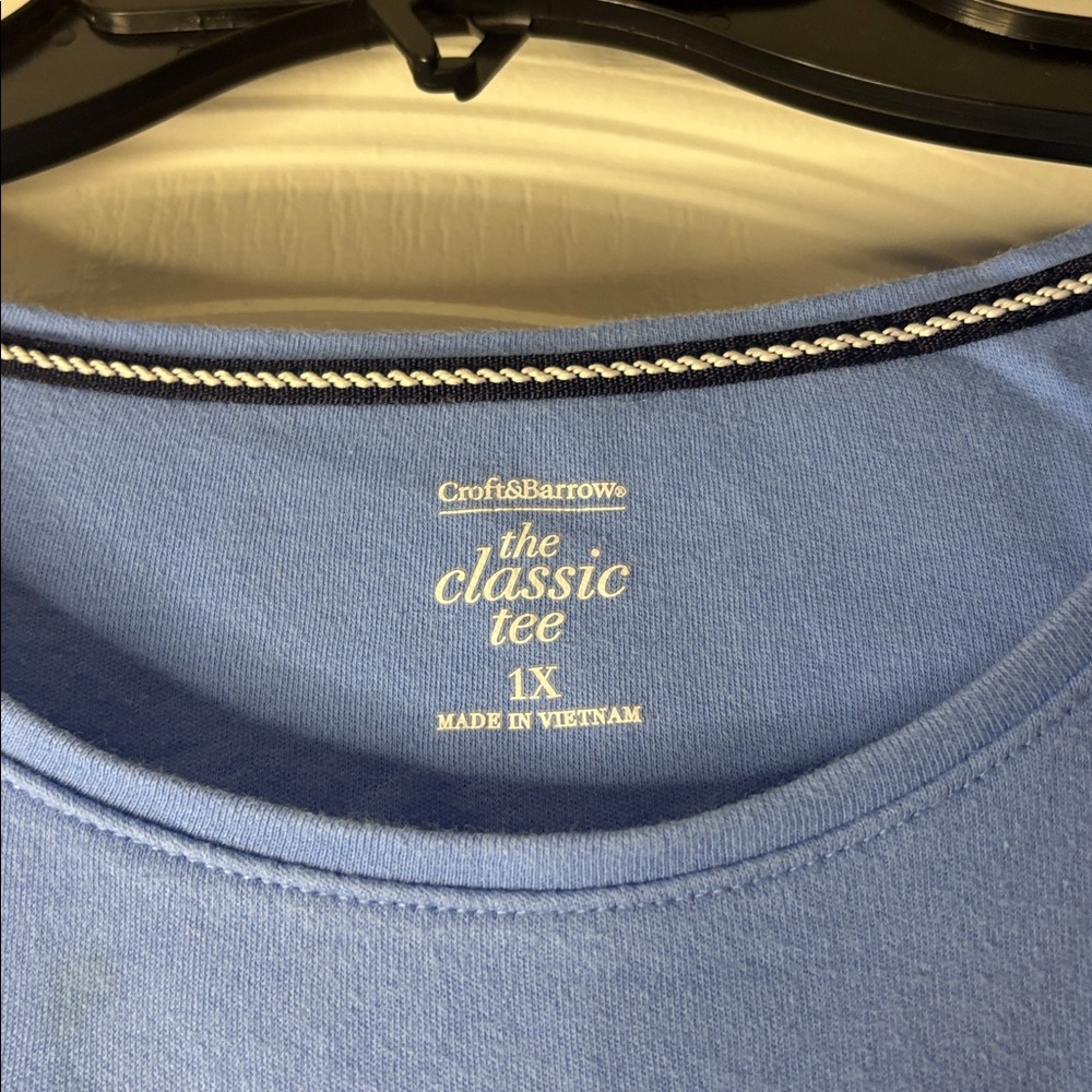 Croft and Barrow “the classic tee” size 1X - Picture 2 of 2